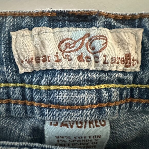 Low-Rise Bootcut Jeans SO 15 Average Regular 99% Cotton & 1% Spandex Blue Denim - Picture 4 of 8